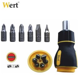 WERT 2203 Bits Uçlu Topaç Tornavida Seti - 2