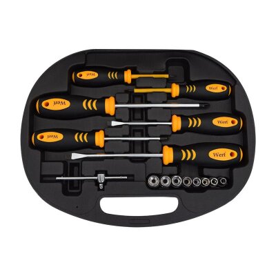 WERT 2236 Screwdriver-Bits-Socket Set, 49 Pcs - 3