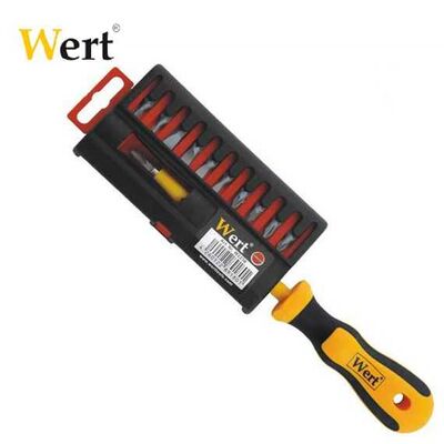 WERT 2238 Bits Uçlu Tornavida Seti (12 Parça)