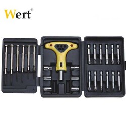 WERT - WERT 2240 Bits and Socket Set, 26 Pcs WERT - WERT 2240 Bits and Socket Set, 26 Pcs
