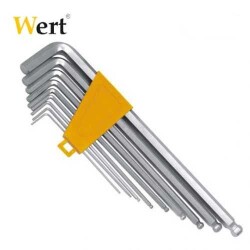 WERT 2250 Allen Anahtar Seti (Bilya Başlı, 9 Parça) - 2