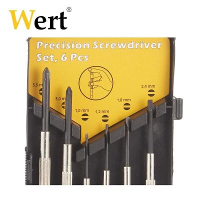 WERT 2251 Saatçi Tornavida Seti (6 Parça) - 8