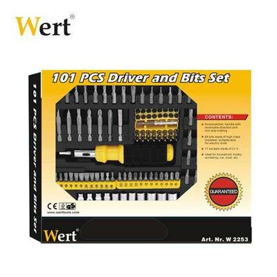 WERT 2253 Replaceable Bit - Socket Set, 101 Pcs