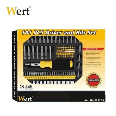 WERT 2253 Replaceable Bit - Socket Set, 101 Pcs WERT 2253 Replaceable Bit - Socket Set, 101 Pcs