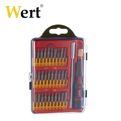WERT 2254 Electricians Screwdriver and Bits Set, 32 Pcs WERT 2254 Electricians Screwdriver and Bits Set, 32 Pcs