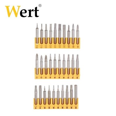WERT 2254 Elektronikçi Tornavida Bits Uç Seti (32 Parça) - 2