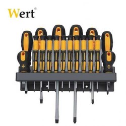WERT - WERT 2257 Screwdriver Set, 18 Pcs WERT - WERT 2257 Screwdriver Set, 18 Pcs