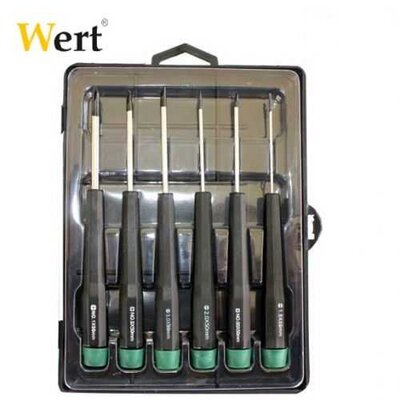 WERT 2262 Elektronikçi Tornavida Seti, 6 Parça