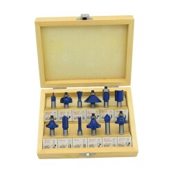 WERT 2504 Forstner Bit Set, 12 Pcs