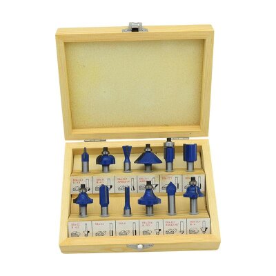 WERT 2504 Forstner Bit Set, 12 Pcs - 1