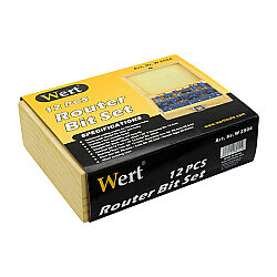 WERT 2504 Forstner Bit Set, 12 Pcs - 10