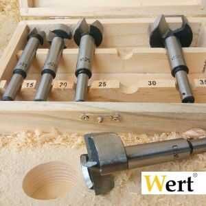 WERT 2509 Forstner Bit Set, 5 Pcs.