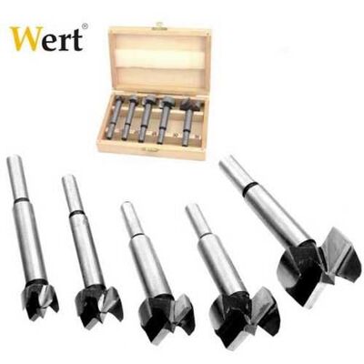 WERT 2509 Forstner Bit Set, 5 Pcs.