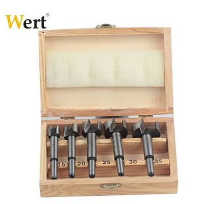 WERT 2509 Forstner Bit Set, 5 Pcs.