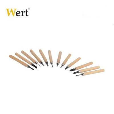 WERT 2512 Wood-Clay Carving Set, 12 Pcs