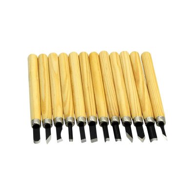 WERT 2512 Wood-Clay Carving Set, 12 Pcs - 1
