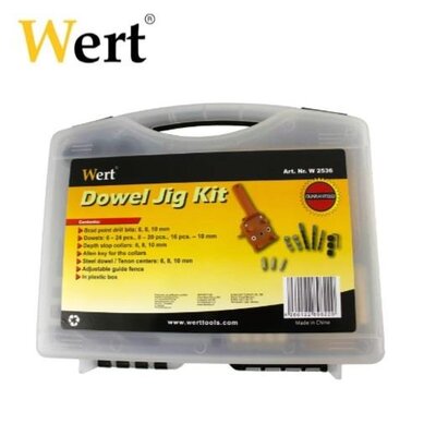 WERT 2536 Ahşap Kavela Açma Kılavuz Seti