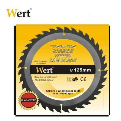 WERT 2540-125 Ahşap Kesme Testeresi (Ø 125mm)