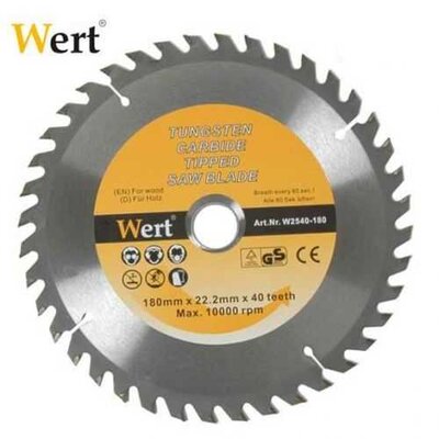 WERT 2540-180 Ahşap Kesme Testeresi (Ø 180mm) - 2