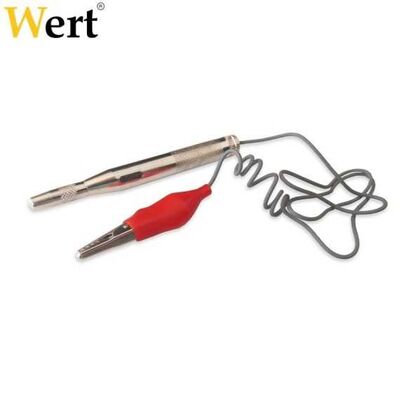 WERT 2605 Oto Elektrik Kontrol Kalemi, Metal Gövdeli, 6-24V