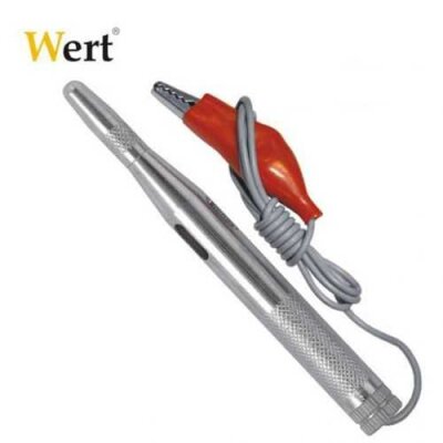 WERT 2605 Oto Elektrik Kontrol Kalemi, Metal Gövdeli, 6-24V - 2