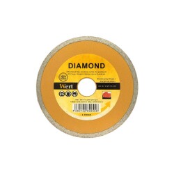 WERT 2710-125 Continuous Rim Diamond Saw Blade, 125mm