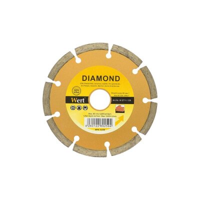 WERT 2711-125 Granit Mermer Elmas Testere (125mm) - 1