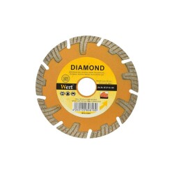 WERT 2713-125 Segmented Turbo Diamond Saw Blade, 125mm - 1