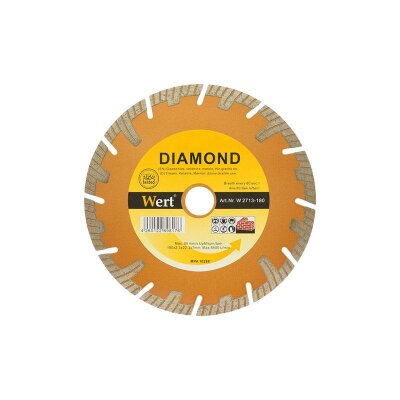 WERT 2713-180 Süper Turbo Elmas Testere (180mm) - 1