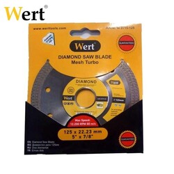 WERT 2715-125 Elmas Testere, Beton 125mm - 4