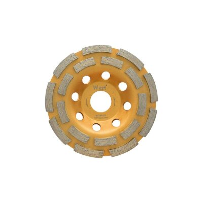 WERT 2740-115 Elmas Taşlama Diski, Çift Sıra, 115mm - 1