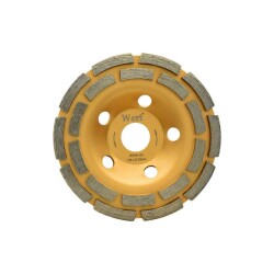 WERT 2740-125 Elmas Taşlama Diski, Çift Sıra, 125mm