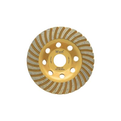 WERT 2741-115 Elmas Taşlama Diski, Turbo, 115mm - 1