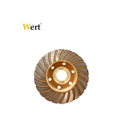 WERT - WERT 2741-125 Diamond Grinding Wheel 125 mm Turbo