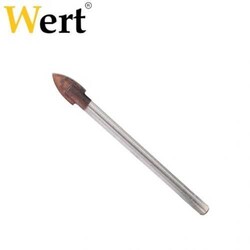 WERT - WERT 3403 Glass Drill Bit, 6x65mm