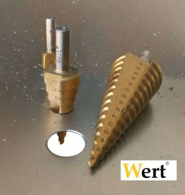WERT 3500 Kademeli Sac Delme Seti (3 Parça) - 6