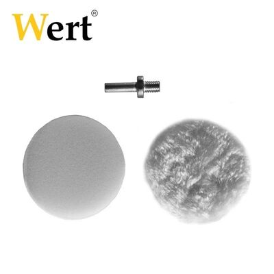 WERT 9014 Pad and Sponge Disc Set for Sanding, 11pcs.