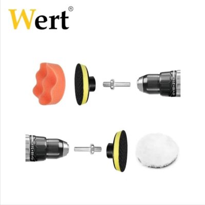 WERT 9014 Pad and Sponge Disc Set for Sanding, 11pcs. - 4
