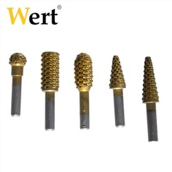 WERT - WERT 9015 Ahşap Öğütme Matkap Uç Seti, 5 Parça