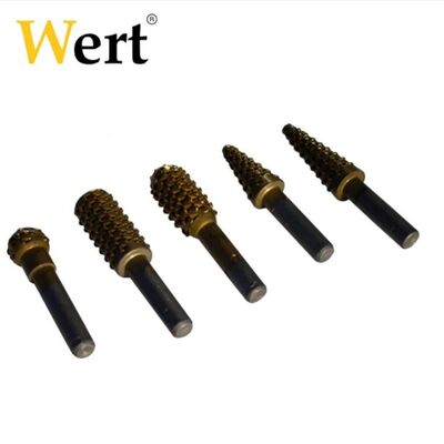 WERT 9015 Rotary Rasps for Wood, 5 Pcs