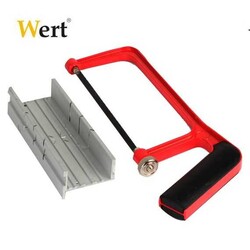 WERT 2535 Mitre Box and Saw, 15cm - 2