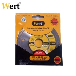 WERT 2715-115 Diamond Concrete Cutting Disc, 115mm - 4